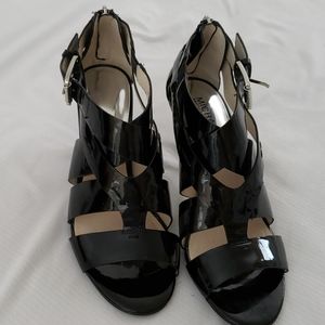 Michael Kors Black  Patten Heel Shoe